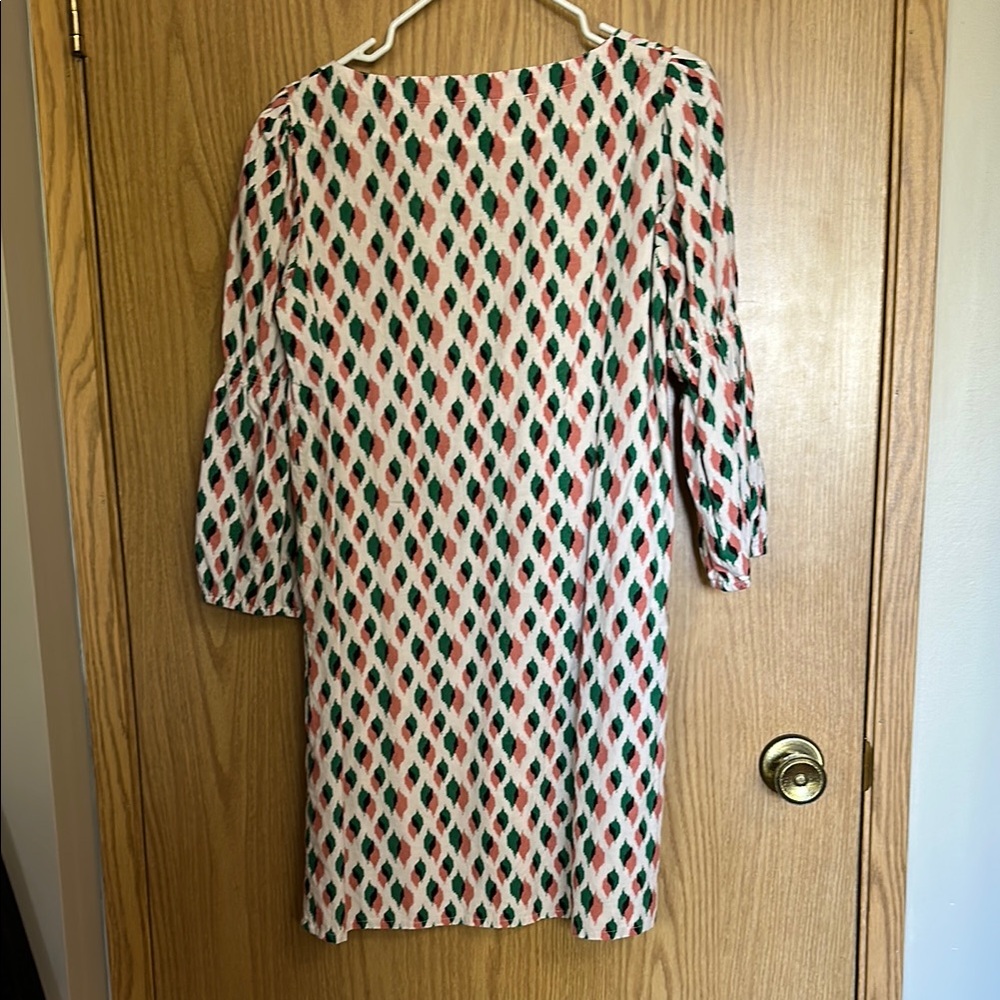 Multicolor Geometric Pattern Dress - Picture 5 of 7